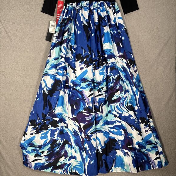 NWT Aidan Mattox Gown Women’s Size 8 Layered Maxi $440 MSRP Wedding‎ Guest Prom - Picture 15 of 16